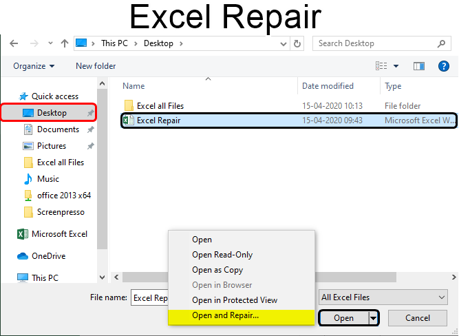 Excel Repair 