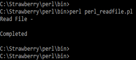 File Handling in Perl Example 1