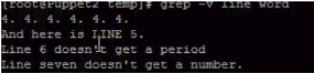 GREP command in linux output 5