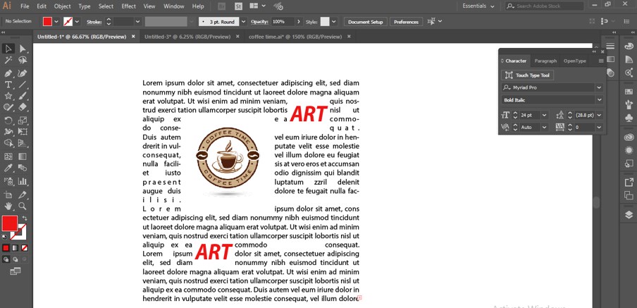 How to Warp Text in Illustrator - 2.3