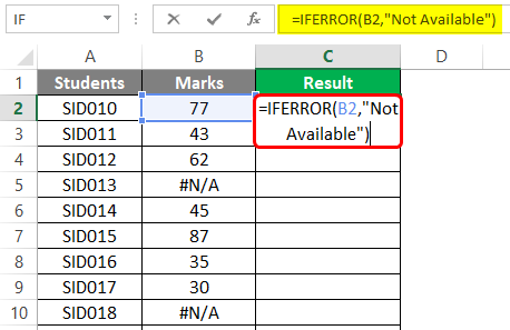 IFERROR 2-2