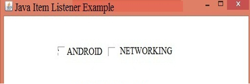 Java ItemListener-1.1