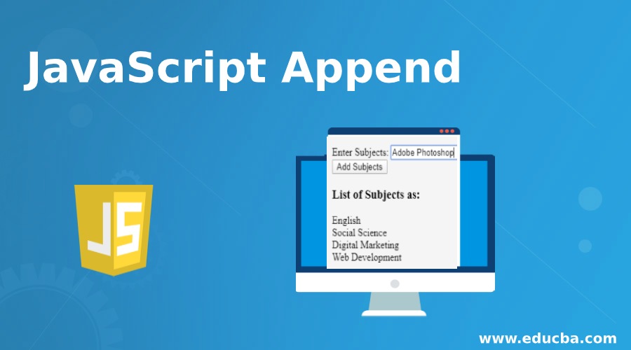 JavaScript Append