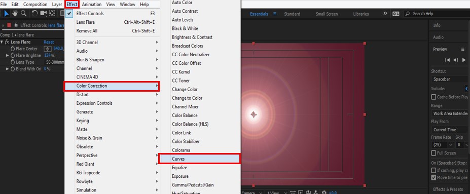 Lens Flare in After Effects - 18 Lens Flare in After Effects - 18