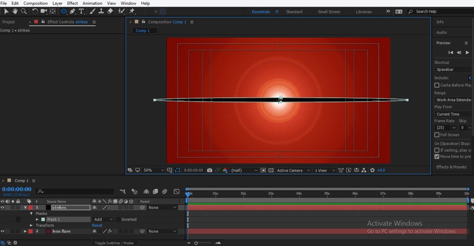Lens Flare in After Effects - 24 Lens Flare in After Effects - 24