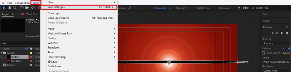 Lens Flare in After Effects - 25 Lens Flare in After Effects - 25