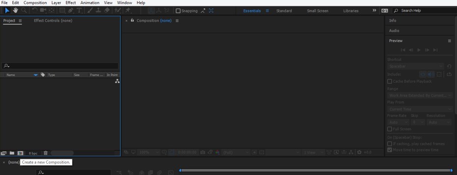 Project panel Project panel