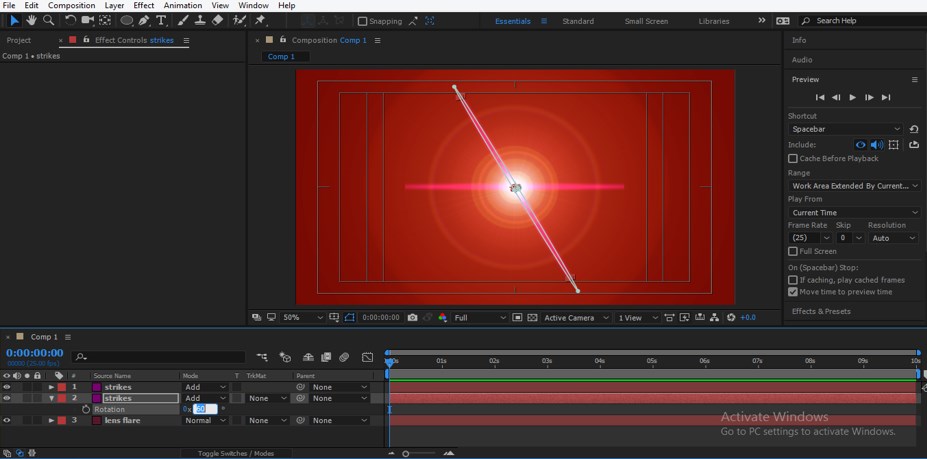 Lens Flare in After Effects - 32 Lens Flare in After Effects - 32