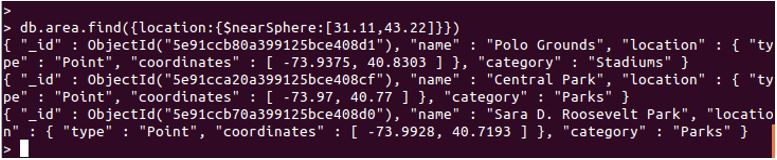 MongoDB Geospatial5