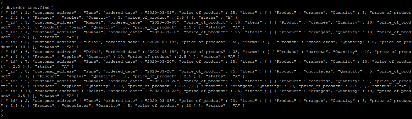 MongoDB MapReduce-1.1