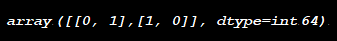Numpy.argsort() Output 1