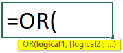 OR-Logical Function in excel 4-1