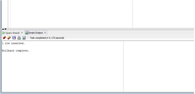Rollback without clause1