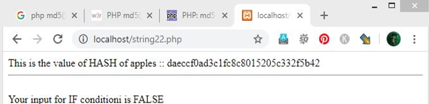 PHP MD5() - 1