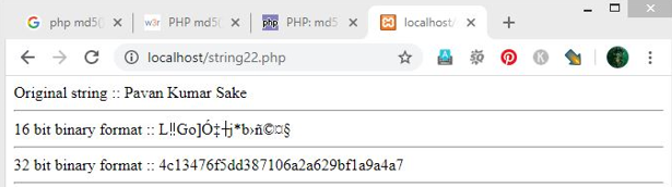 PHP MD5() - 2