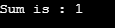 sum