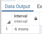 PostgreSQL Interval Example 1 PostgreSQL Interval Example 1