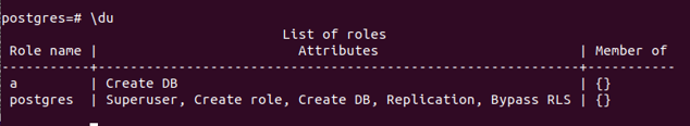 PostgreSQL List Users - 3