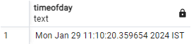 PostgreSQL Timestamp 5