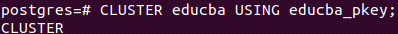 PostgreSQL cluster Example 4