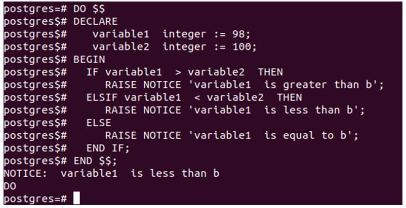 variable1 and variable2 will have 98 and 100 values