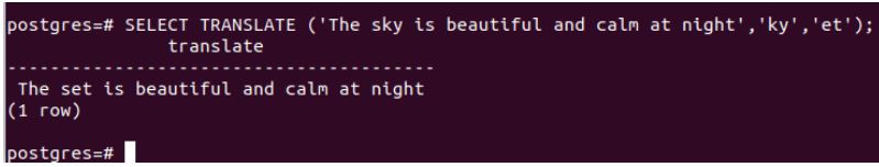 PostgreSQL replace 10