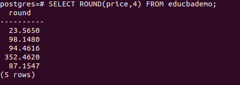 PostgreSQL round - 10