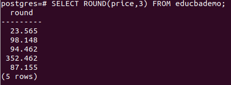 PostgreSQL round - 9