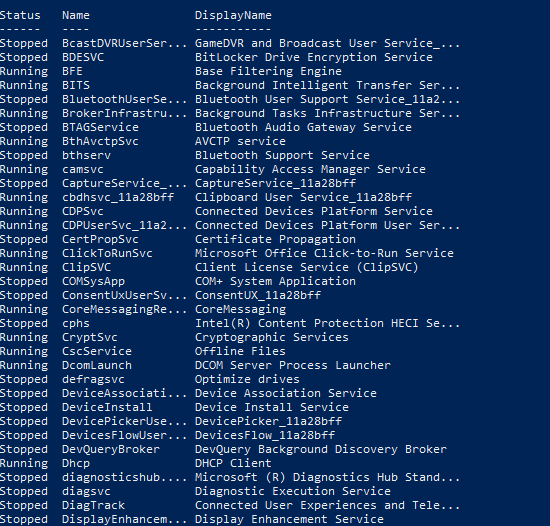 PowerShell Get-Service - 12