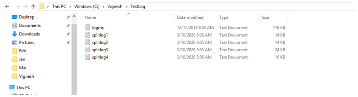 After running the script