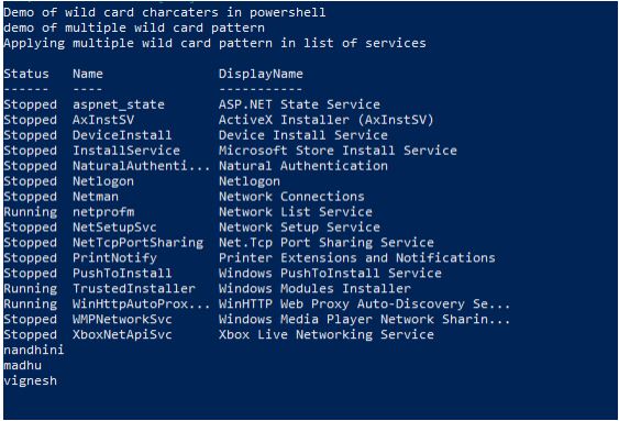 Powershell Wildcards Ex 5