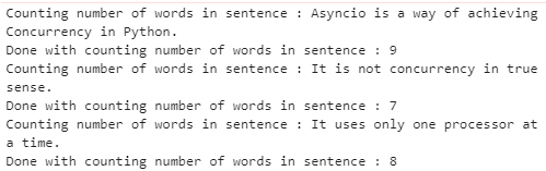Asyncio Example 2