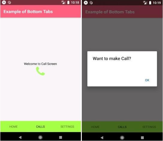 React Native Tabs Example 3 React Native Tabs Example 3