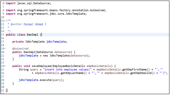 Spring Modules output 4