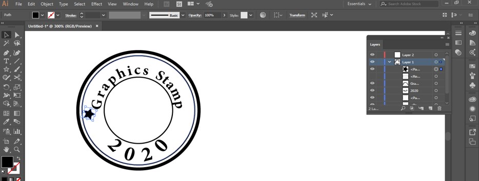 Stamp Effect in Illustrator - 25
