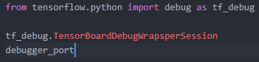 TensorFlow Debugging-1.3