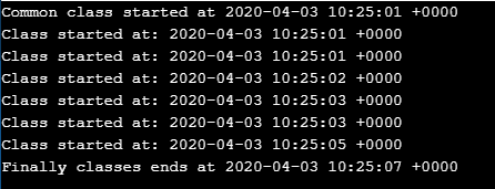 Thread in Ruby output 1