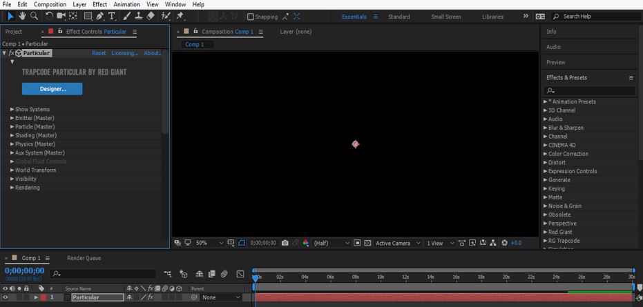 Control panel Control panel