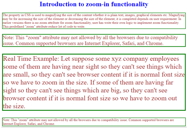 css zoom output 1