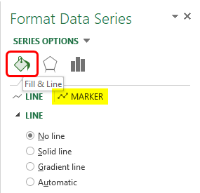 format data series -marker
