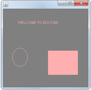 graphics in java swing output 1