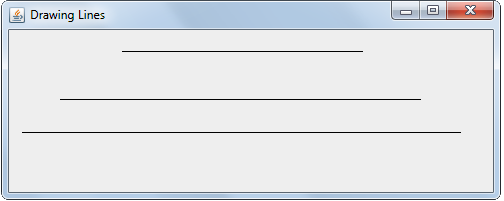graphics in java swing output 2