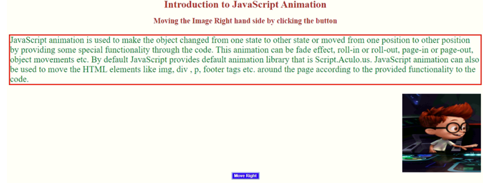 javascript animation output 3