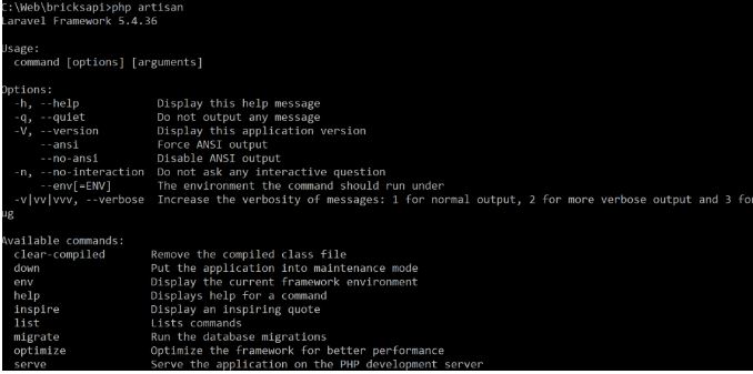 laravel artisan 1