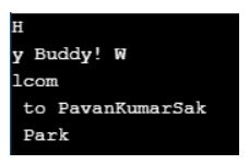 coding language with the help of “e” alphabet value