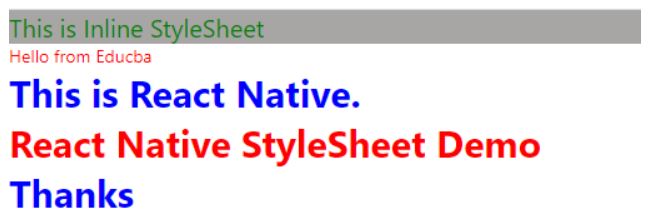 react -native stylesheet 1