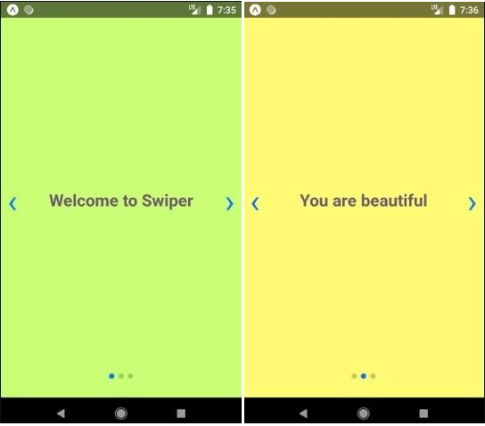 react native swiper output 4