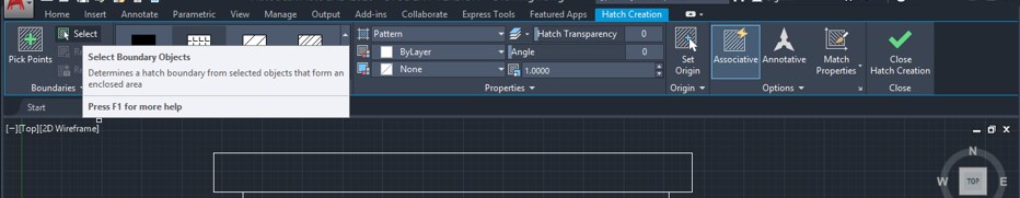 Select Boundary object