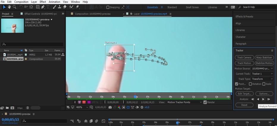 After Effects Tracking - 20