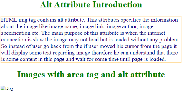 Alt Tag in HTML - 5
